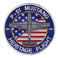 P-51 Mustang Heritage Flight Patch 