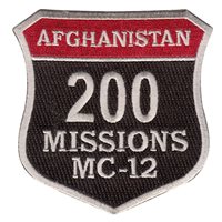 MC-12 200 Missions Patch