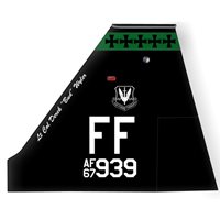 1 OSS T-38 Airplane Tail Flash 
