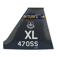 47 OSS T-38 Airplane Tail Flash 