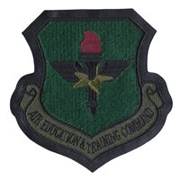 Subdued A-2 Jacket Patch Air Education and Training Command Patch
