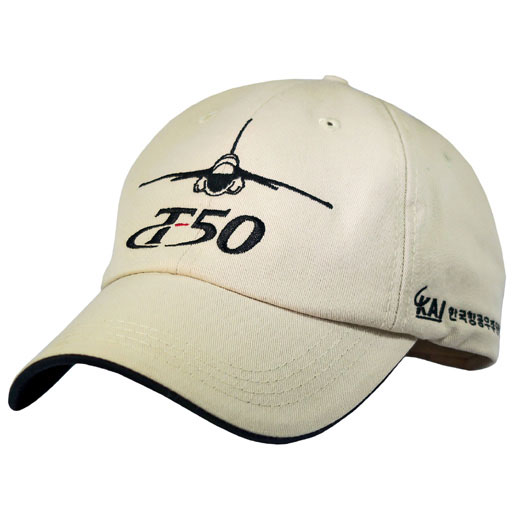 T50 KAI cream colored squadron cap