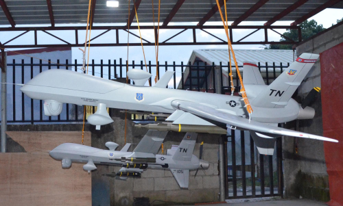 gallery image of large scale airplane models