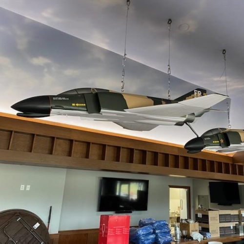 gallery image of large scale airplane models