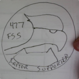 second example of customer supplied sketch for a challenge coin