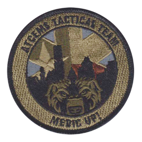 sixth example of final patch product for ATCEMS Tactical Team - Medic up!