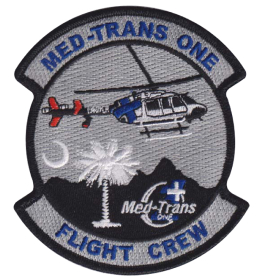 seventh example of final patch product for Med-Trans One Flight Crew