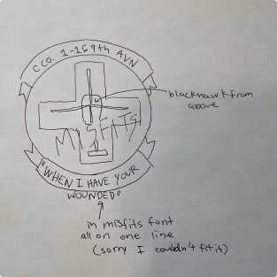 eighth example of customer supplied sketch for a patch