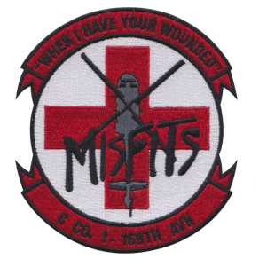 eighth example of final patch product for the Misfits - C CO. 1-169th AVN