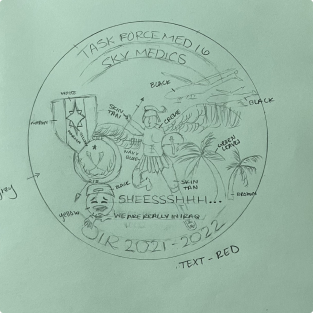 ninth example of customer supplied sketch for a patch