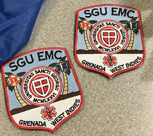 St. George Fire EMS DPS embroidered patch featuring department insignia and Star of Life symbol.