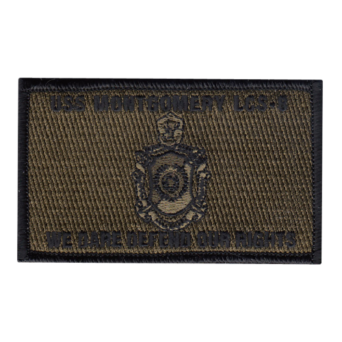 USS Montgomery LCS-8 NWU Type III Patch