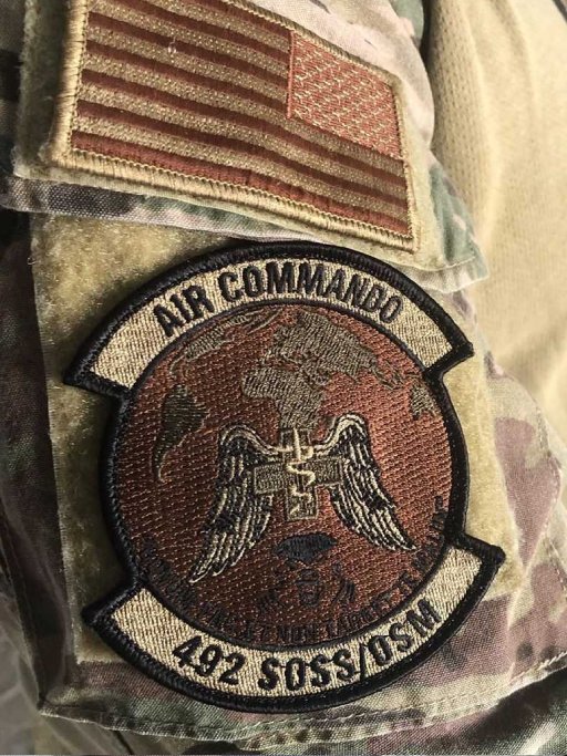 90th Missile Wing Protocol OCP patch with unit motto and designation scrolls