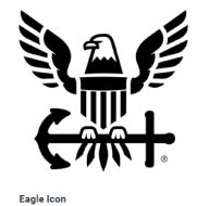 Navy Eagle Icon Emblem