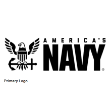 America's Navy Logo with Eagle and Wordmark