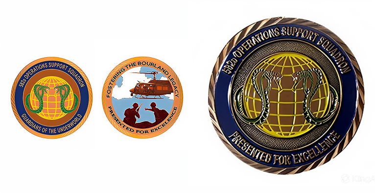 582 Operations Support Squadron Challenge Coin