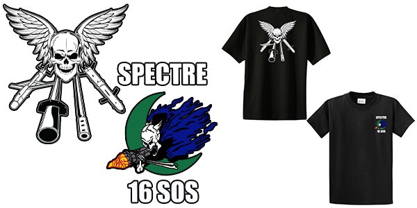 USS Utah - 16th Special Operations Squadron Embroidered Squadron Shirts