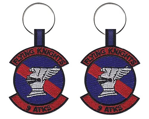 9th Attack Squadron - Flying Knights Keychain
