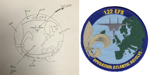 122nd Fighter Squadron Deployment Patch