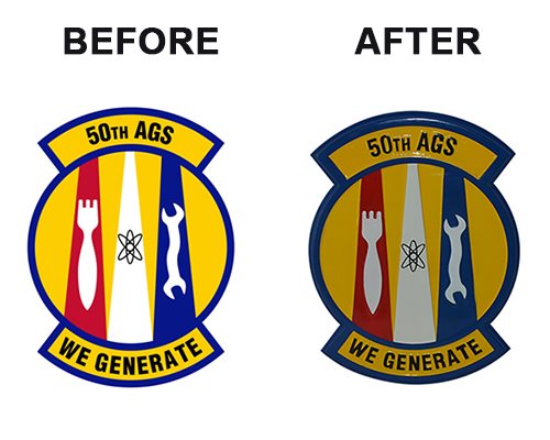 50th AGS Squadron Plaque