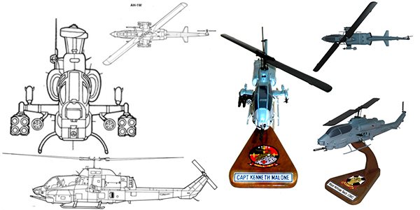 AH-1W Super Cobra Custom Aircraft Model