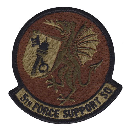 5 FSS Custom Patches 5th Force Support Squadron Patches