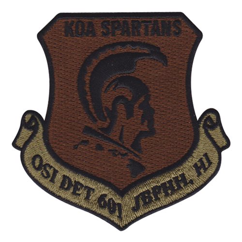 AFOSI Det 601 Hickam AFB, HI U.S. Air Force Custom Patches