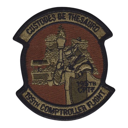 195 CPTF ANG California Air National Guard U.S. Air Force Custom Patches