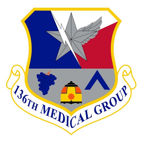 136 MDG ANG Texas Air National Guard U.S. Air Force Custom Patches