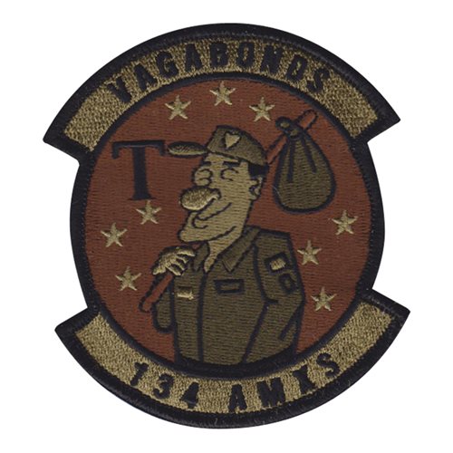 134 AMXS ANG Tennessee Air National Guard U.S. Air Force Custom Patches