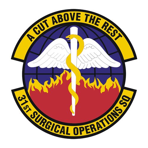 31 SGOS Aviano AB U.S. Air Force Custom Patches