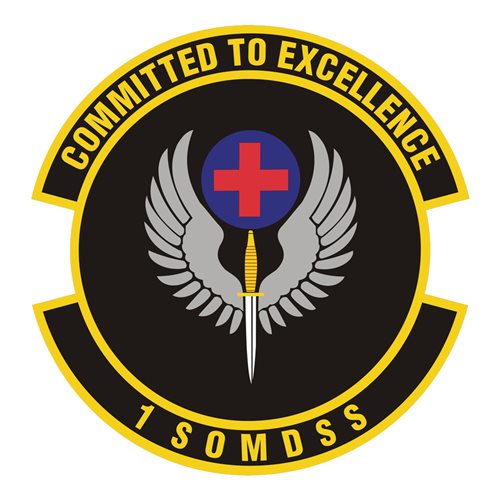 1 SOMDSS Hurlburt Field, FL U.S. Air Force Custom Patches