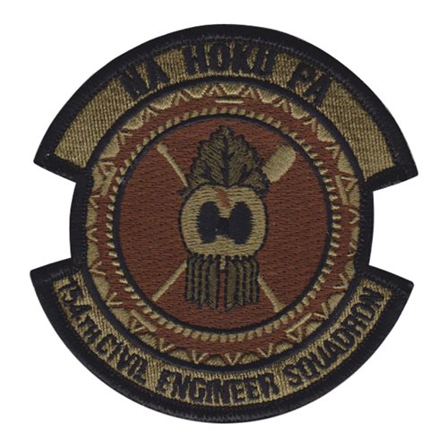 154 CES ANG Hawaii Air National Guard U.S. Air Force Custom Patches
