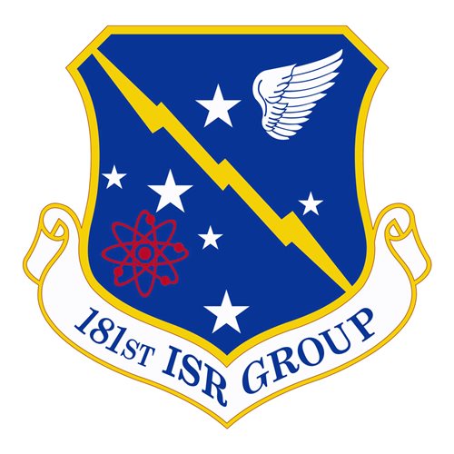 181 ISRG ANG Indiana Air National Guard U.S. Air Force Custom Patches