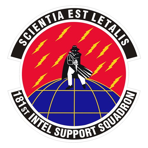 181 ISS ANG Indiana Air National Guard U.S. Air Force Custom Patches