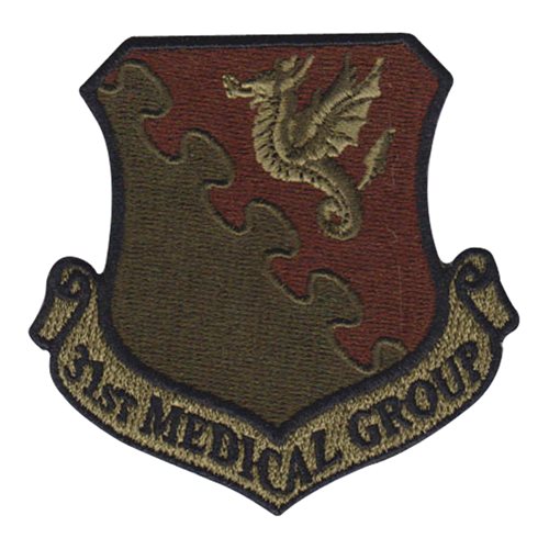 31 MDG Aviano AB U.S. Air Force Custom Patches