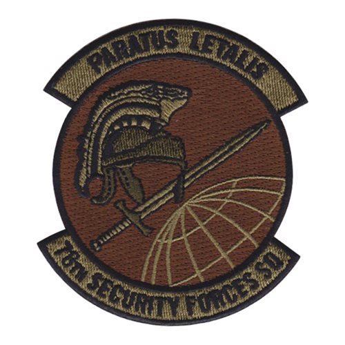 78 SFS Custom Patches 78th Security Forces Squadron Patch