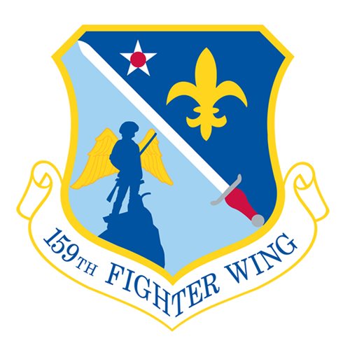 159 FW ANG Louisiana Air National Guard U.S. Air Force Custom Patches