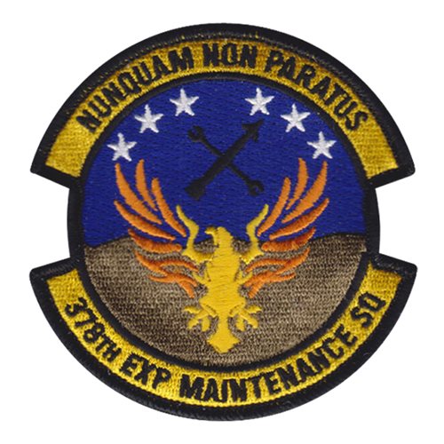 378 EMXS 378 AEW International Custom Patches