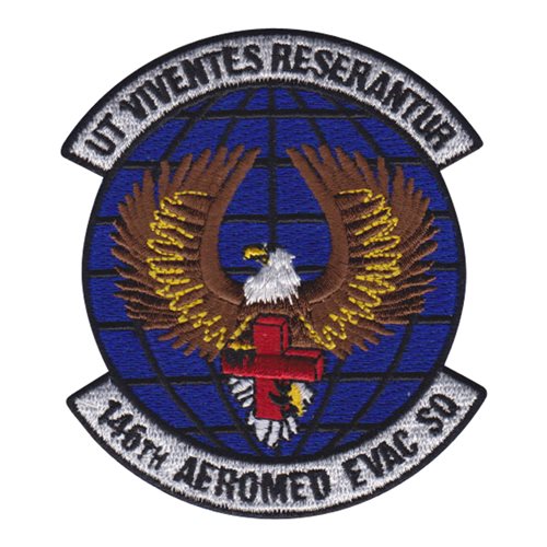 146 AES ANG California Air National Guard U.S. Air Force Custom Patches