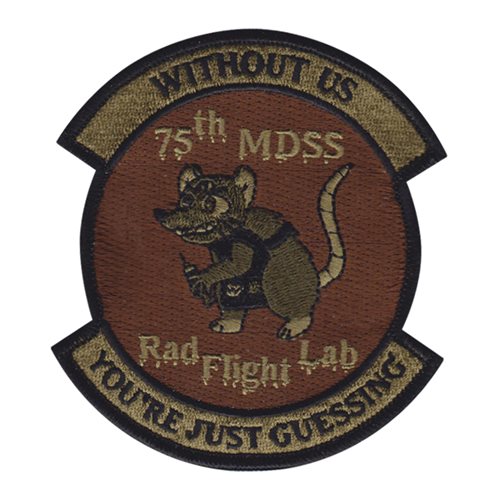 75 MDSS Hill AFB U.S. Air Force Custom Patches