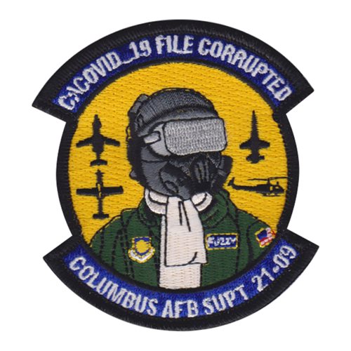 CB 21-09 Columbus SUPT Classes Columbus AFB U.S. Air Force Custom Patches