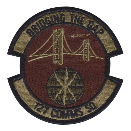 127 CS ANG Michigan Air National Guard U.S. Air Force Custom Patches