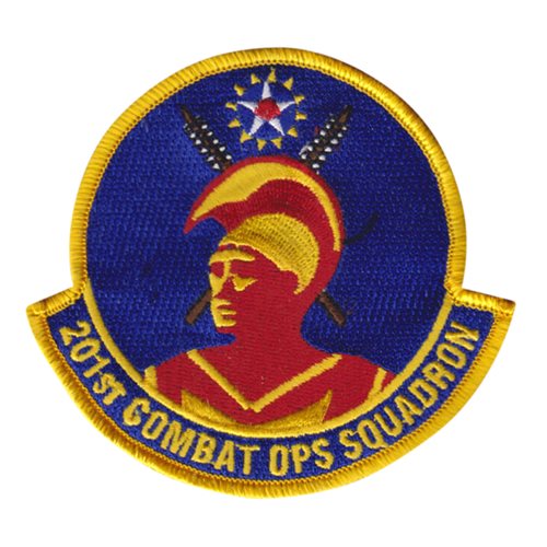 201 COS ANG Hawaii Air National Guard U.S. Air Force Custom Patches