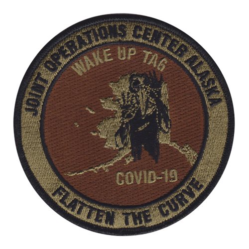 Alaska JOC ANG Alaska Air National Guard U.S. Air Force Custom Patches