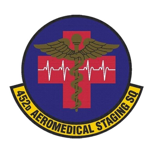 452 ASTS March ARB U.S. Air Force Custom Patches