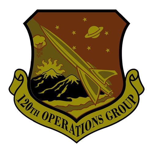 120 OG ANG Montana Air National Guard U.S. Air Force Custom Patches