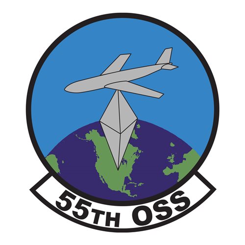 55 OSS Offutt AFB, NE U.S. Air Force Custom Patches