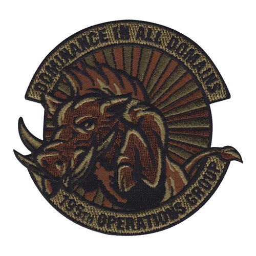 195 OG ANG California Air National Guard U.S. Air Force Custom Patches