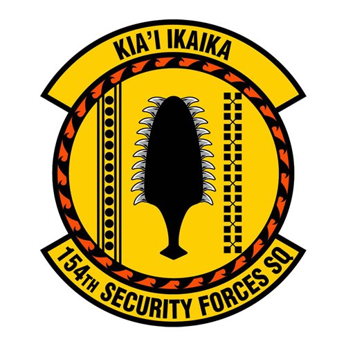 154 SFS ANG Hawaii Air National Guard U.S. Air Force Custom Patches